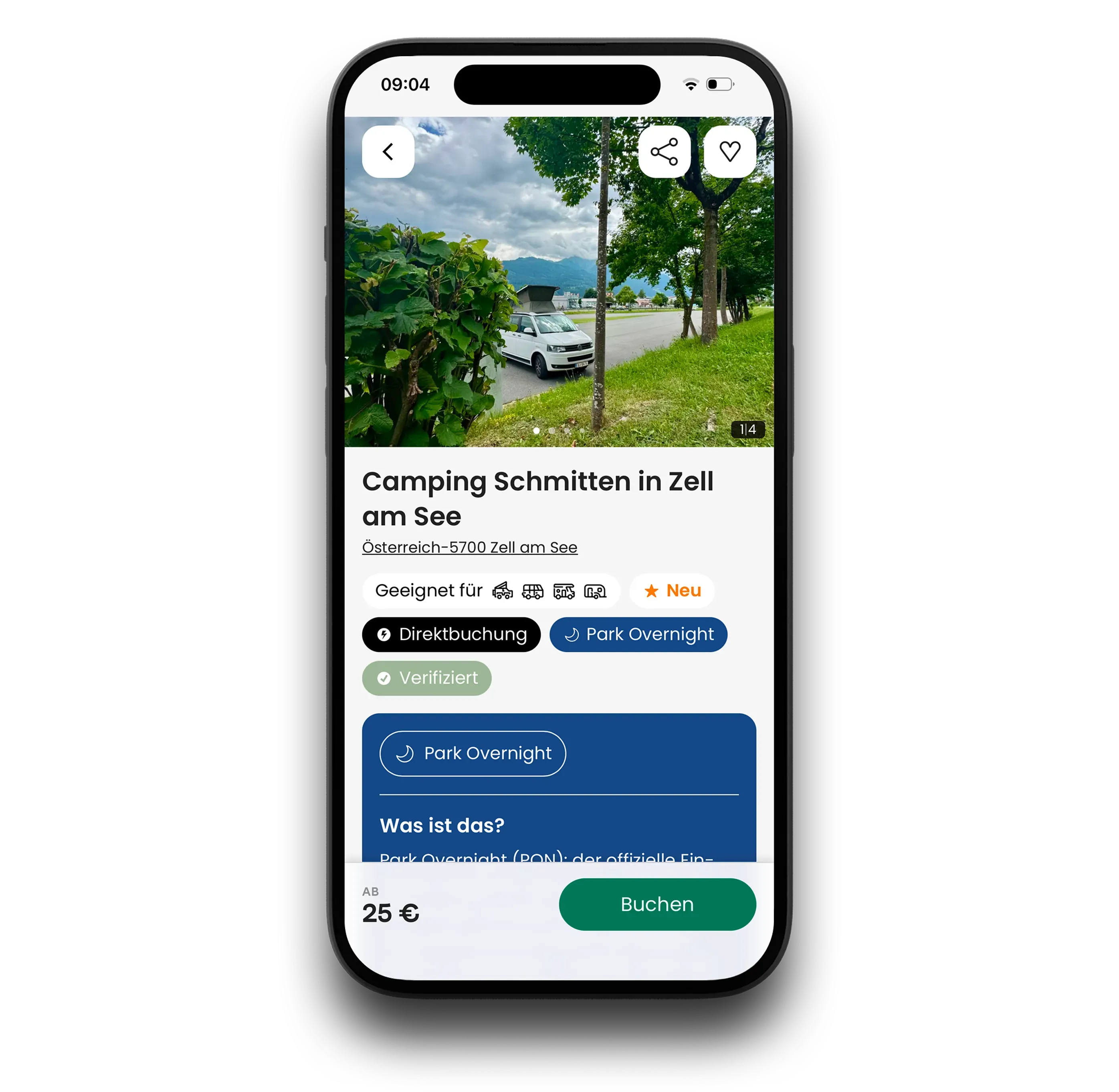 Your Park Overnight ad could look like this